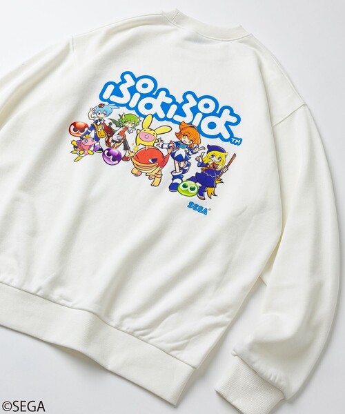 セール】別注 ぷよぷよ/クルーネックスウェット（スウェット）｜SEGA