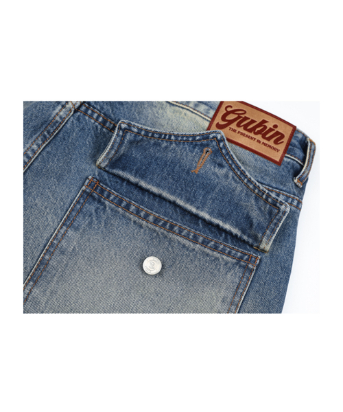GUBIN（グビン）の「シアウォッシングフレアジーンズ - 中青（デニムパンツ・レディース・その他・SMALL/MEDIUM/LARGE）」の11枚目の写真