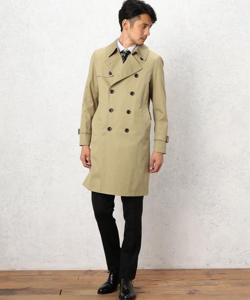 green label relaxing（グリーンレーベルリラクシング）の「VENTILE GABA トレンチコート◆（トレンチコート・メンズ・ベージュ/ネイビー・X-LARGE/MEDIUM/LARGE/SMALL）」の6枚目の写真