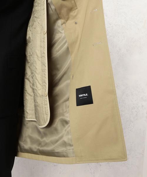 green label relaxing（グリーンレーベルリラクシング）の「VENTILE GABA トレンチコート◆（トレンチコート・メンズ・ベージュ/ネイビー・X-LARGE/MEDIUM/LARGE/SMALL）」の20枚目の写真