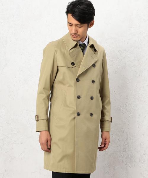 green label relaxing（グリーンレーベルリラクシング）の「VENTILE GABA トレンチコート◆（トレンチコート・メンズ・ベージュ/ネイビー・X-LARGE/MEDIUM/LARGE/SMALL）」の11枚目の写真