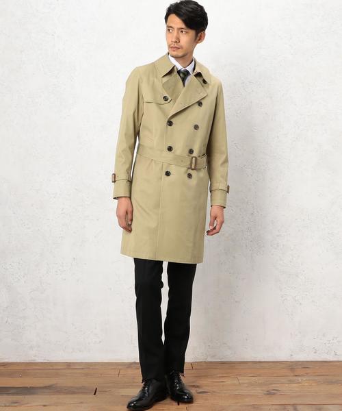 green label relaxing（グリーンレーベルリラクシング）の「VENTILE GABA トレンチコート◆（トレンチコート・メンズ・ベージュ/ネイビー・X-LARGE/MEDIUM/LARGE/SMALL）」の12枚目の写真