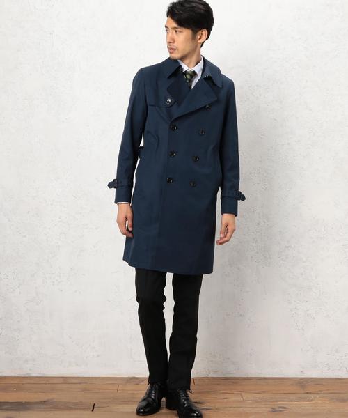 green label relaxing（グリーンレーベルリラクシング）の「VENTILE GABA トレンチコート◆（トレンチコート・メンズ・ベージュ/ネイビー・X-LARGE/MEDIUM/LARGE/SMALL）」の10枚目の写真