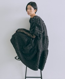 EN NEUME（エンノイム）の「Jacquard Puffy Dress（ワンピース）」