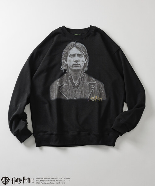 FREAK'S STORE（フリークスストア）の「Harry Potter/ハリー・ポッター ビル・ウィーズリー クルーネックスウェット（スウェット・メンズ・ブラック/ライトグレー・MEDIUM/LARGE）」の2枚目の写真
