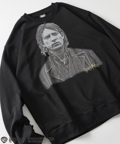 FREAK'S STORE（フリークスストア）の「Harry Potter/ハリー・ポッター ビル・ウィーズリー クルーネックスウェット（スウェット・メンズ・ブラック/ライトグレー・MEDIUM/LARGE）」の7枚目の写真