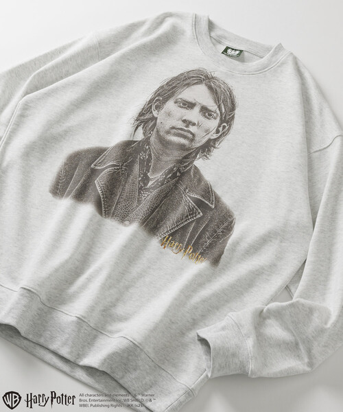 FREAK'S STORE（フリークスストア）の「Harry Potter/ハリー・ポッター ビル・ウィーズリー クルーネックスウェット（スウェット・メンズ・ブラック/ライトグレー・MEDIUM/LARGE）」の13枚目の写真