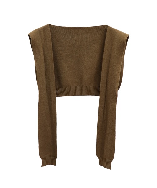 ISOOK（アイスー）の「ショールセットストライプシャツ(kiharu select) / レギュラーカラー 長袖 カーディガン オフィスカジュアル 2点セット アイボリー ベージュ（シャツ/ブラウス・レディース・アイボリー/ベージュ・FREE）」の13枚目の写真