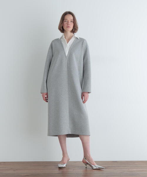 ◇ジャージー襟付きワンピース（ワンピース）｜LE PHIL（ルフィル）の