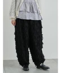 TSUHARU by Samansa Mos2 | フラワー柄カットジャカードパンツ(その他パンツ)