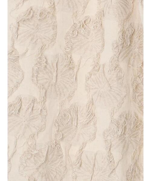 TSUHARU by Samansa Mos2（ツハルバイサマンサモスモス）の「フラワー柄カットジャカードパンツ（その他パンツ・レディース・ベージュ/ブラック・F）」の21枚目の写真