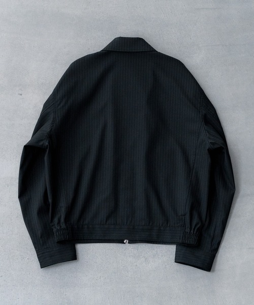 Stripe short blouson / ストライプショートブルゾン（ブルゾン