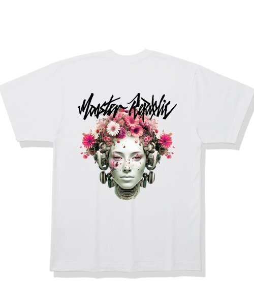 MONSTER REPUBLIC（モンスターリパブリック）の「サイバーフラワー ベリーピンク Tシャツ ホワイト（Tシャツ/カットソー・レディース・その他・LARGE/MEDIUM/SMALL/X-LARGE）」の2枚目の写真