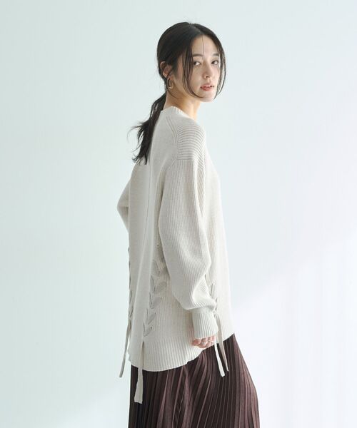 セール】レースアップニット（ニット/セーター）｜YECCA VECCA