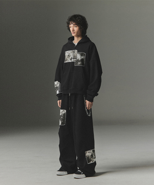 NOT4NERD(ノットフォーナード)の「Cemetery Patch Hood Zip Up - Black(パーカー・レディース・その他・X-LARGE/MEDIUM/LARGE)」の4枚目の写真