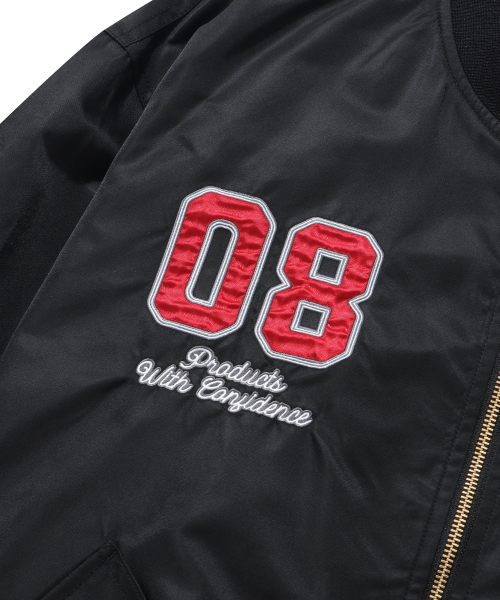 COVERNAT（カバーナット）の「レトロ MA-1 ジャケット ブラック（ブルゾン・レディース・その他・LARGE/MEDIUM/X-LARGE）」の11枚目の写真