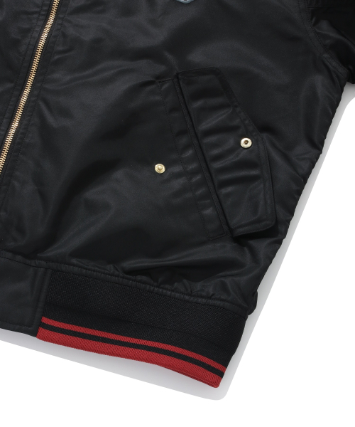 COVERNAT（カバーナット）の「レトロ MA-1 ジャケット ブラック（ブルゾン・レディース・その他・LARGE/MEDIUM/X-LARGE）」の5枚目の写真
