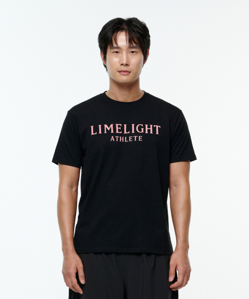 LIMELIGHT APPAREL(ライムライトアパレル)の「アスリットTシャツ(ブラック/ピンク)(Tシャツ/カットソー・メンズ・その他・MEDIUM/X-LARGE/SMALL/LARGE)」の1枚目の写真