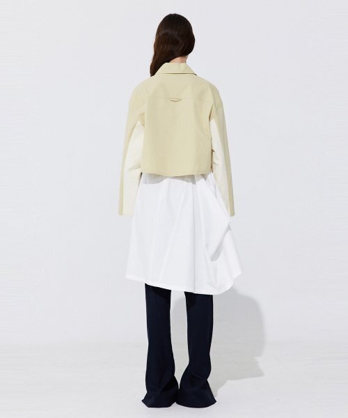 WNDERKAMMER(ブンダーカンマー)の「ロウカットコットンジャンパー_オリーブ(その他アウター・レディース・その他・MEDIUM/SMALL)」の3枚目の写真
