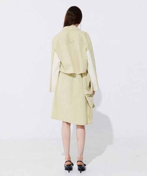WNDERKAMMER(ブンダーカンマー)の「ロウカットコットンジャンパー_オリーブ(その他アウター・レディース・その他・MEDIUM/SMALL)」の10枚目の写真