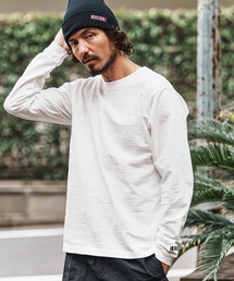 felkod | mlt5514-Barcode Embroidery Slab Long Sleeve Cut sew ロングスリーブカットソー(F26S240)(Tシャツ/カットソー)