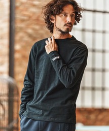felkod（フィルコッド）の「mlt5514-Barcode Embroidery Slab Long Sleeve Cut sew ロングスリーブカットソー(F26S240)（Tシャツ/カットソー）」