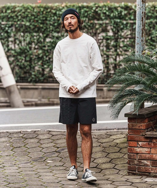 felkod(フィルコッド)の「mlt5514-Barcode Embroidery Slab Long Sleeve Cut sew ロングスリーブカットソー(F26S240)(Tシャツ/カットソー・メンズ・ホワイト/ブラック/ネイビー・S/M/L/XL)」の8枚目の写真