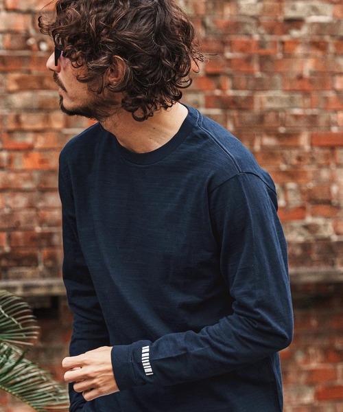 felkod(フィルコッド)の「mlt5514-Barcode Embroidery Slab Long Sleeve Cut sew ロングスリーブカットソー(F26S240)(Tシャツ/カットソー・メンズ・ホワイト/ブラック/ネイビー・S/M/L/XL)」の12枚目の写真