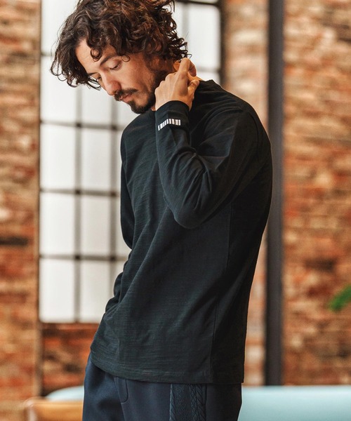 felkod(フィルコッド)の「mlt5514-Barcode Embroidery Slab Long Sleeve Cut sew ロングスリーブカットソー(F26S240)(Tシャツ/カットソー・メンズ・ホワイト/ブラック/ネイビー・S/M/L/XL)」の17枚目の写真