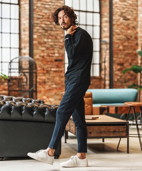 felkod(フィルコッド)の「mlt5514-Barcode Embroidery Slab Long Sleeve Cut sew ロングスリーブカットソー(F26S240)(Tシャツ/カットソー・メンズ・ホワイト/ブラック/ネイビー・S/M/L/XL)」の18枚目の写真