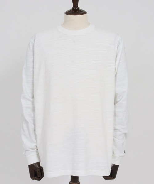 felkod(フィルコッド)の「mlt5514-Barcode Embroidery Slab Long Sleeve Cut sew ロングスリーブカットソー(F26S240)(Tシャツ/カットソー・メンズ・ホワイト/ブラック/ネイビー・S/M/L/XL)」の20枚目の写真