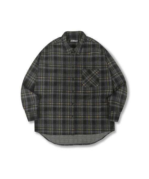 ZENDUST(ジェンダスト)の「Billy Check Shirt NAVY(シャツ/ブラウス・レディース・ネイビー・MEDIUM/LARGE/X-LARGE)」の6枚目の写真
