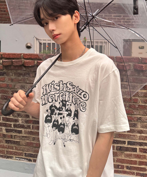 WMC(ダブリューエムシー)の「ファミリーTシャツ_ホワイト(Tシャツ/カットソー・メンズ・ホワイト・MEDIUM/LARGE/X-LARGE)」の1枚目の写真