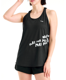 REACTIFY（リアクティファイ）の「Womens Mad for Miles Singlet Black（Tシャツ/カットソー）」