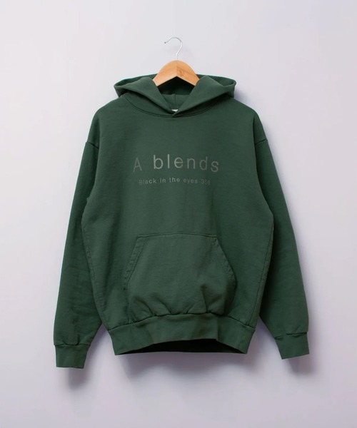 A blends(エイブレンズ)の「A blends リフレクタープリントパーカー(パーカー・メンズ・モカ/グリーン・MEDIUM/LARGE)」の2枚目の写真