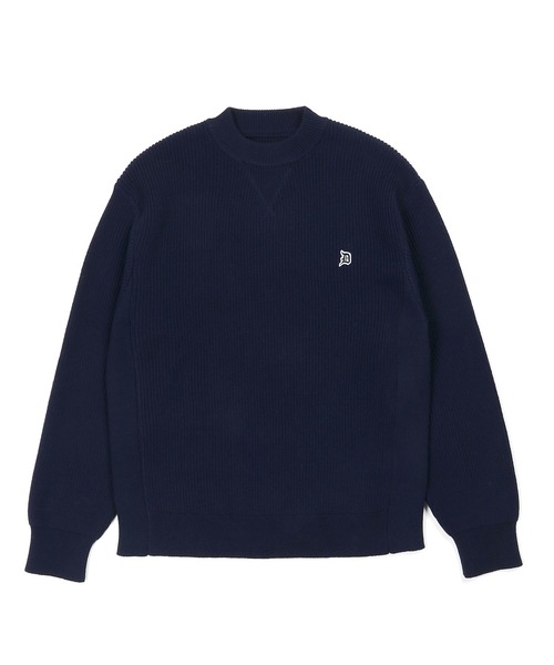 WASHABLE MOCK NECK KNIT：自宅で洗える ウォッシャブル ワンポイント