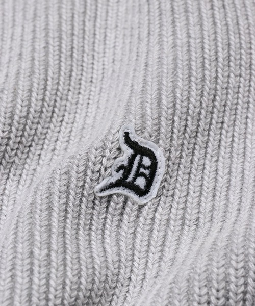 The DUFFER of ST.GEORGE(ザダファーオブセントジョージ)の「WASHABLE MOCK NECK KNIT:自宅で洗える ウォッシャブル ワンポイント モックネックニット(ニット/セーター・メンズ・ネイビー/スミクロ/グレー・LARGE/MEDIUM/SMALL/X-LARGE)」の13枚目の写真