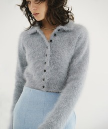 ANGORA SHORT KNIT CARDIGAN