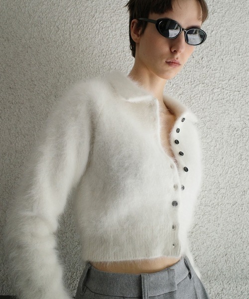 新品‼️CLANE ANGORA SHORT KNIT CARDIGAN セール】ANGORA SHORT KNIT CARDIGAN（カーディガン/ボレロ）｜CLANE