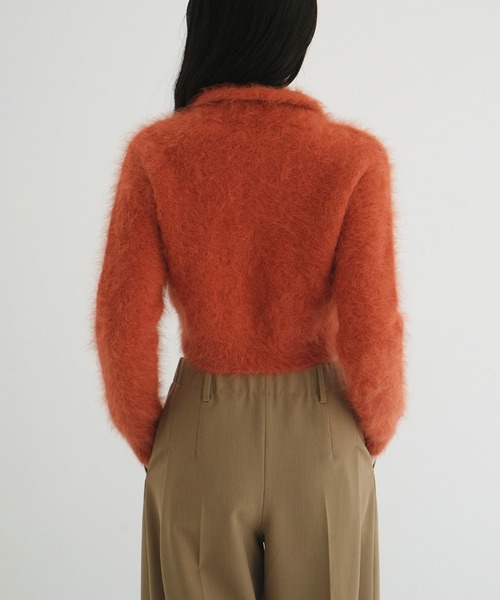 セール】ANGORA SHORT KNIT CARDIGAN(カーディガン/ボレロ)|CLANE セール】ANGORA SHORT KNIT CARDIGAN(カーディガン/ボレロ)|CLANE