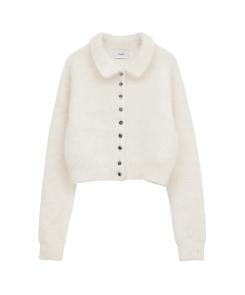 CLANE(クラネ)の「ANGORA SHORT KNIT CARDIGAN(カーディガン/ボレロ・レディース・オレンジ/ブルー/アイボリー・2/1)」の22枚目の写真