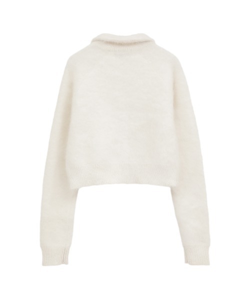 セール】ANGORA SHORT KNIT CARDIGAN（カーディガン/ボレロ）｜CLANE