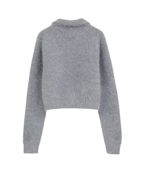 セール】ANGORA SHORT KNIT CARDIGAN（カーディガン/ボレロ）｜CLANE