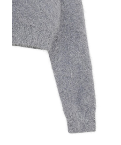 セール】ANGORA SHORT KNIT CARDIGAN（カーディガン/ボレロ）｜CLANE