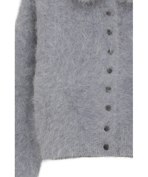 トップス CLANE ANGORA SHORT KNIT CARDIGAN CLANE クラネ “ANGORA SHORT KNIT CARDIGAN” アンゴラショート