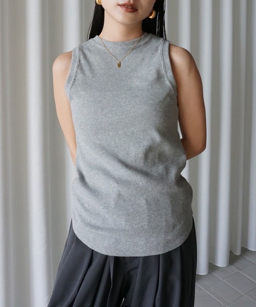 アメリヴィンテージ　 UND BOX SHOULDER CUT TOP セール】UND BOX SHOULDER CUT TOP（Tシャツ/カットソー）｜Ameri