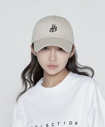 RAINBOWBOWL（レインボーボール）の「RBB シグネチャースモールロゴボールキャップベージュ（キャップ）」
