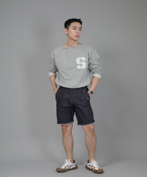 SAINTCREW（セントクルー）の「イングリッシュマン ハーフバンドデニムショーツ EMH-339 インディゴ（その他パンツ・メンズ・その他・MEDIUM/LARGE/X-LARGE）」の5枚目の写真