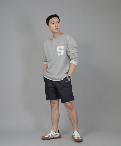 SAINTCREW（セントクルー）の「イングリッシュマン ハーフバンドデニムショーツ EMH-339 インディゴ（その他パンツ・メンズ・その他・MEDIUM/LARGE/X-LARGE）」の6枚目の写真