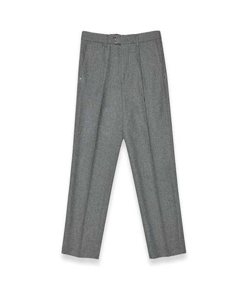 R-4(アールフォー)の「R-0023 GLITTER TROUSERS(LIGHT-GRAY)(スラックス・メンズ・ライトグレー・SMALL/MEDIUM)」の1枚目の写真